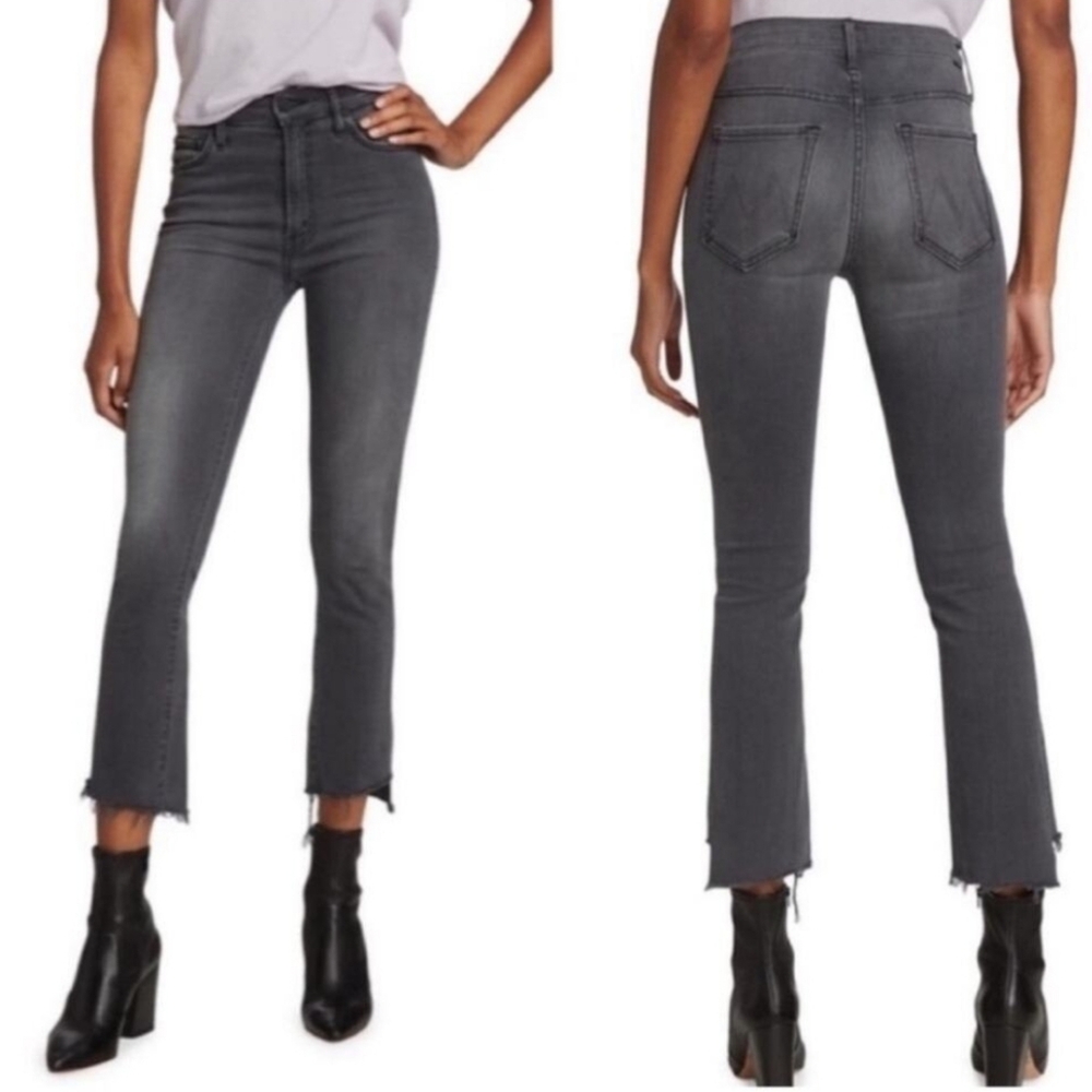 Mother The Insider Crop Step Fray Denim Jeans - Picture 2 of 13
